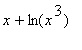 x+ln(x^3)