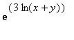 exp(3*ln(x+y))