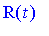 R(t)