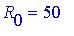 R[0] = 50